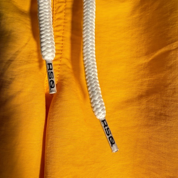 RSQ Bright Yellow Swim Trunks Size Large - Picture 4 of 6